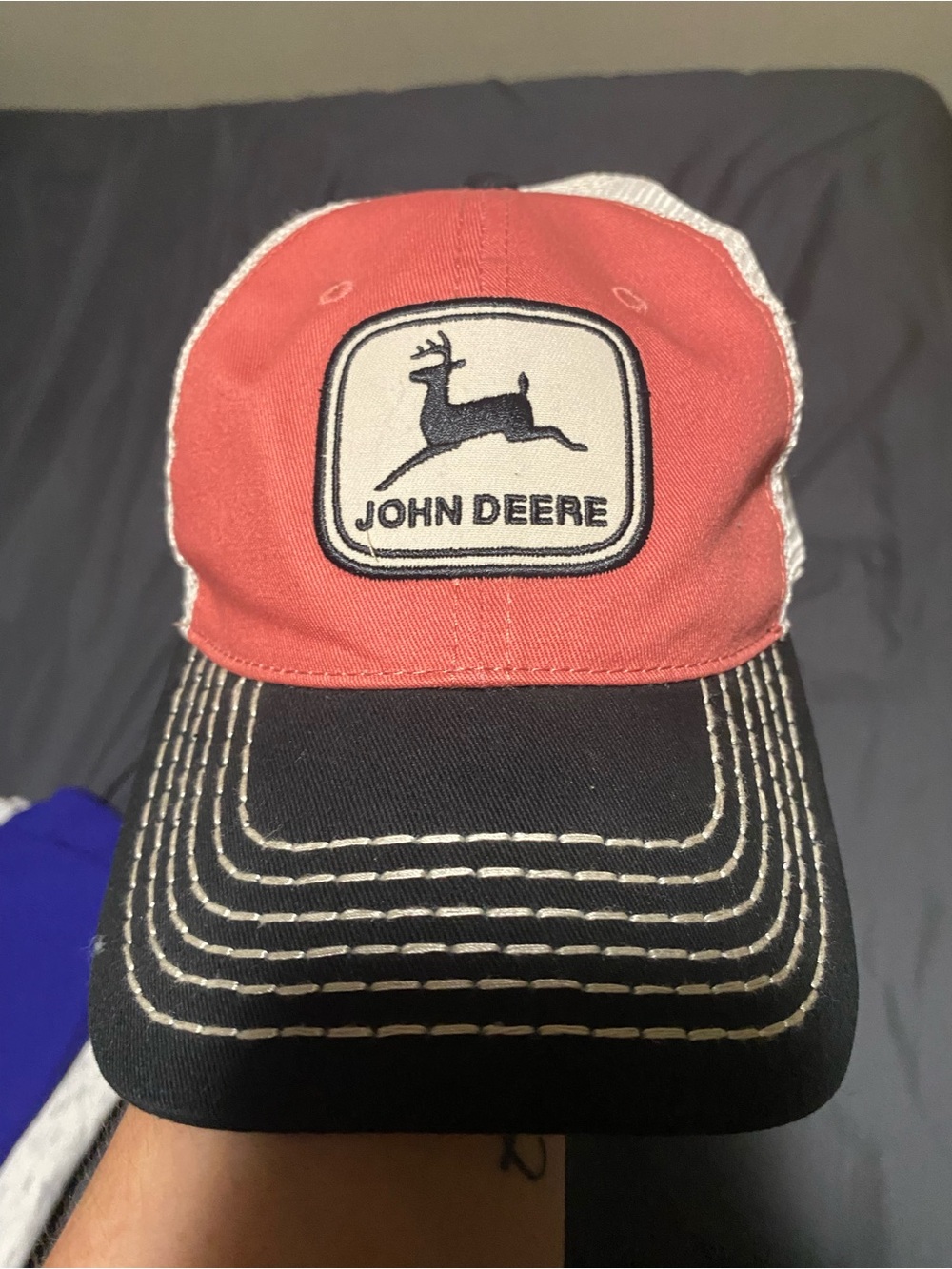 John Deere Pink and Black Women's Hat